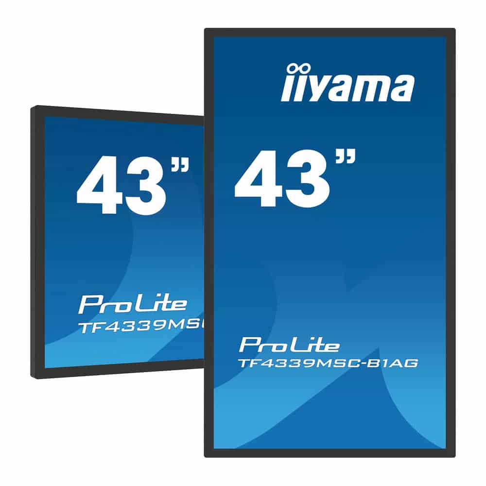 (image for) iiyama 43" TF4339MSC-B1AG Open Frame PCAP Interactive Display
